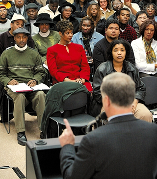 Monreal urges black community members to hit the polls next Wednesday.
